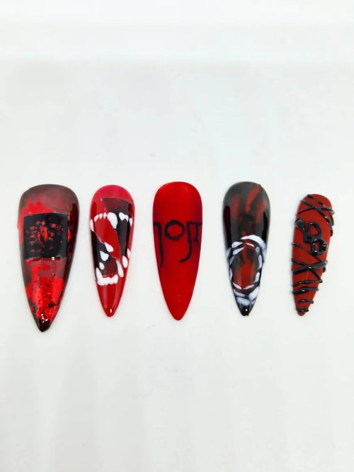 Piss in the Wind Press On Nail Set Inspired by Joji